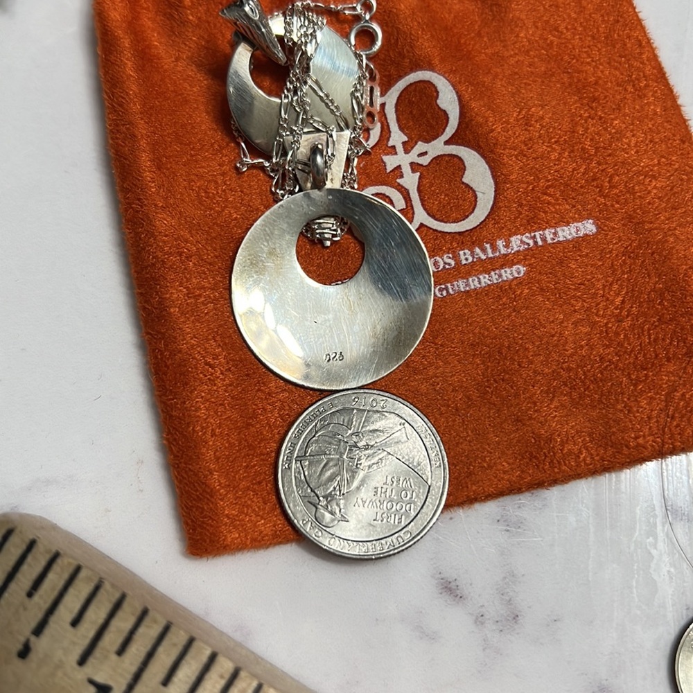 Ballesteros, Solid 925 Sterling Silver Chain 15” … - image 4